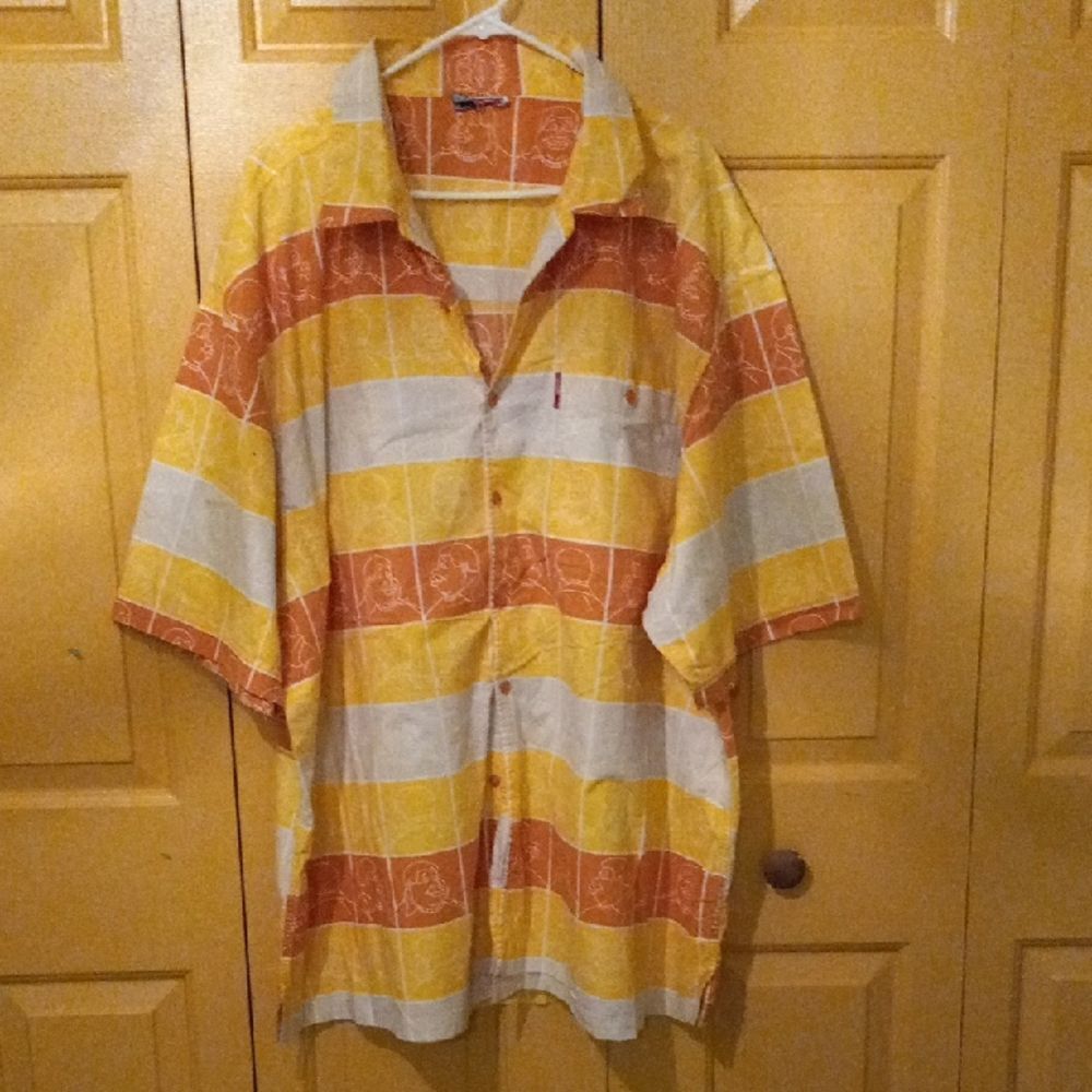 Vintage Men's Platinum Fubu Short Set, Fat Albert Design.